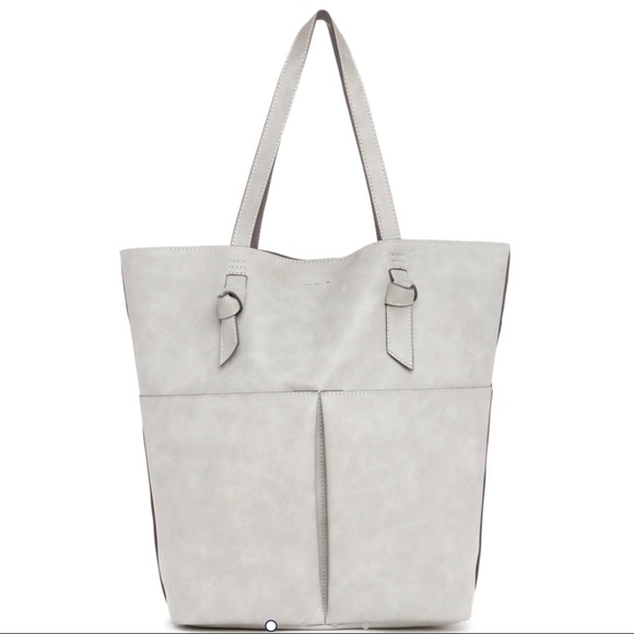 Splendid Handbags - Splendid Bodega Large Tote Bag Suede Gray Purse